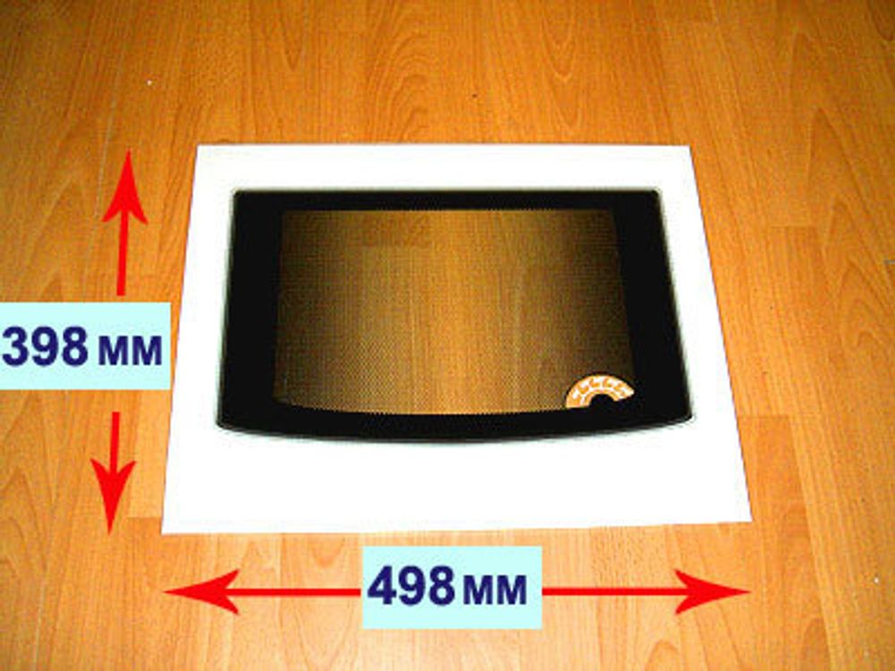 Панорамное стекло для газовой плиты Гефест ПГ 3100-06 до 2007 г.  с термоуказателем