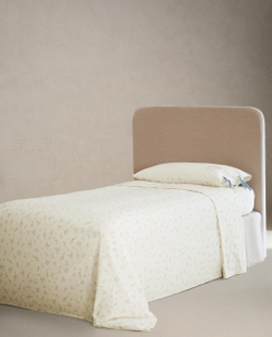 Простыня на резинке Zara Home, хлопок 100%, с цветочным принтом, 2631/900