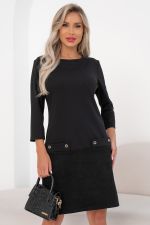 Платье Невада (черный)-46р-р Р11-1149 Nikol