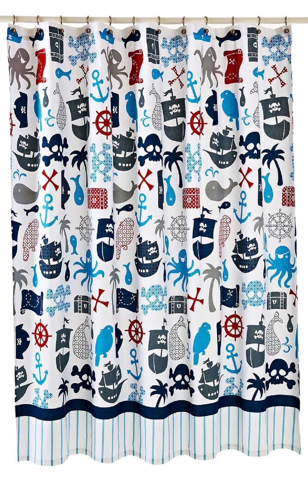 Шторка для ванной детская 183x183 Kassatex Pirates Португалия