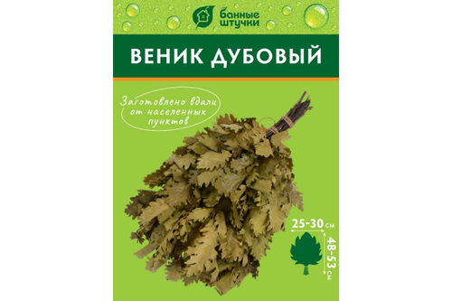 ВЕНИК Д/БАНИ И САУНЫ БАННЫЕ ШТУЧКИ ДУБОВЫЙ 03542