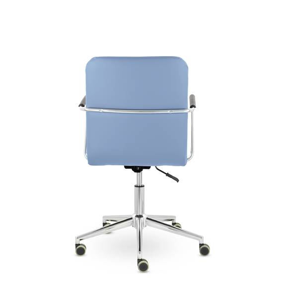 Кресло Честер GTР хром S-0420 (светло-голубой)