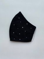 Маска текстильная с нанесением из страз