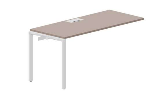 стол Strike 1580х680х750мм (металлический аутлет) - приставной элемент