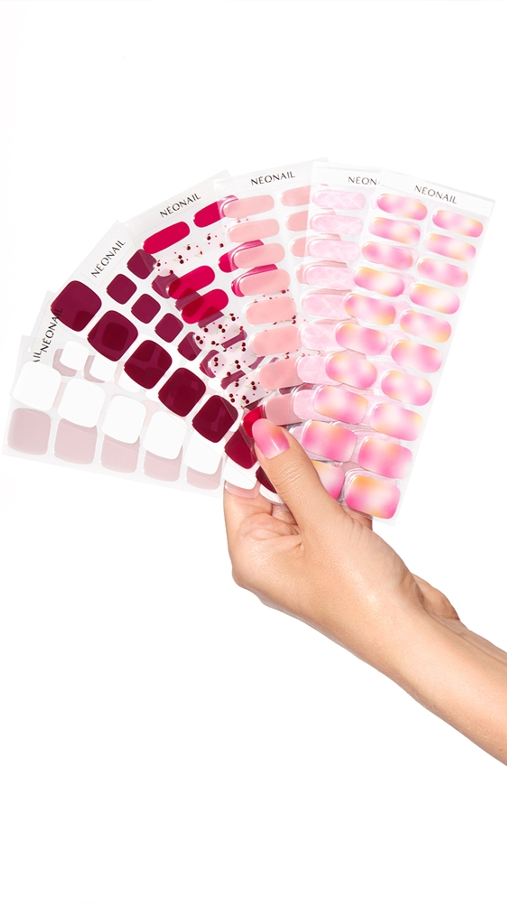 NEONAIL Easy On Gel Stickers - Наклейки на ногти для использования с УФ/СВ-лампой оттенок P04, 32 szt.