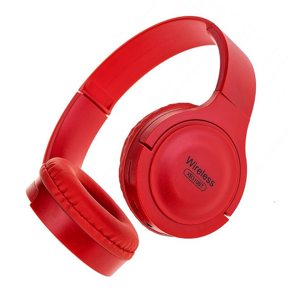 Полноразмерные Bluetooth наушники JB XB310 (красный)