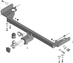 Фаркоп Motodor для Jetour T1 2025- (оцинк. Шар) арт.99030-E