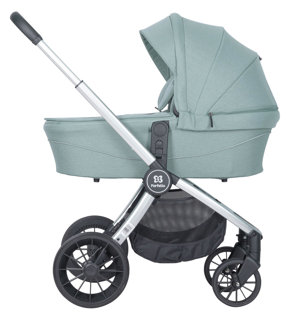 Коляска модульная 2в1 Baby shell (BBS-15 Green/Зеленый / серебро)