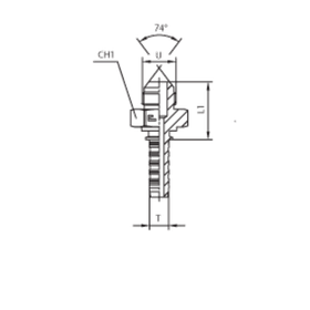 Фитинг DN 05 JIC (Ш) 7/16