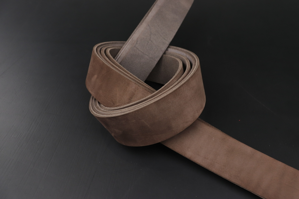 Ременная заготовка Шелк Махагон гладкая