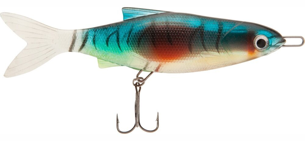 Блесна Wake Soft Spoon 10cm/16g Transparent Blue Silver