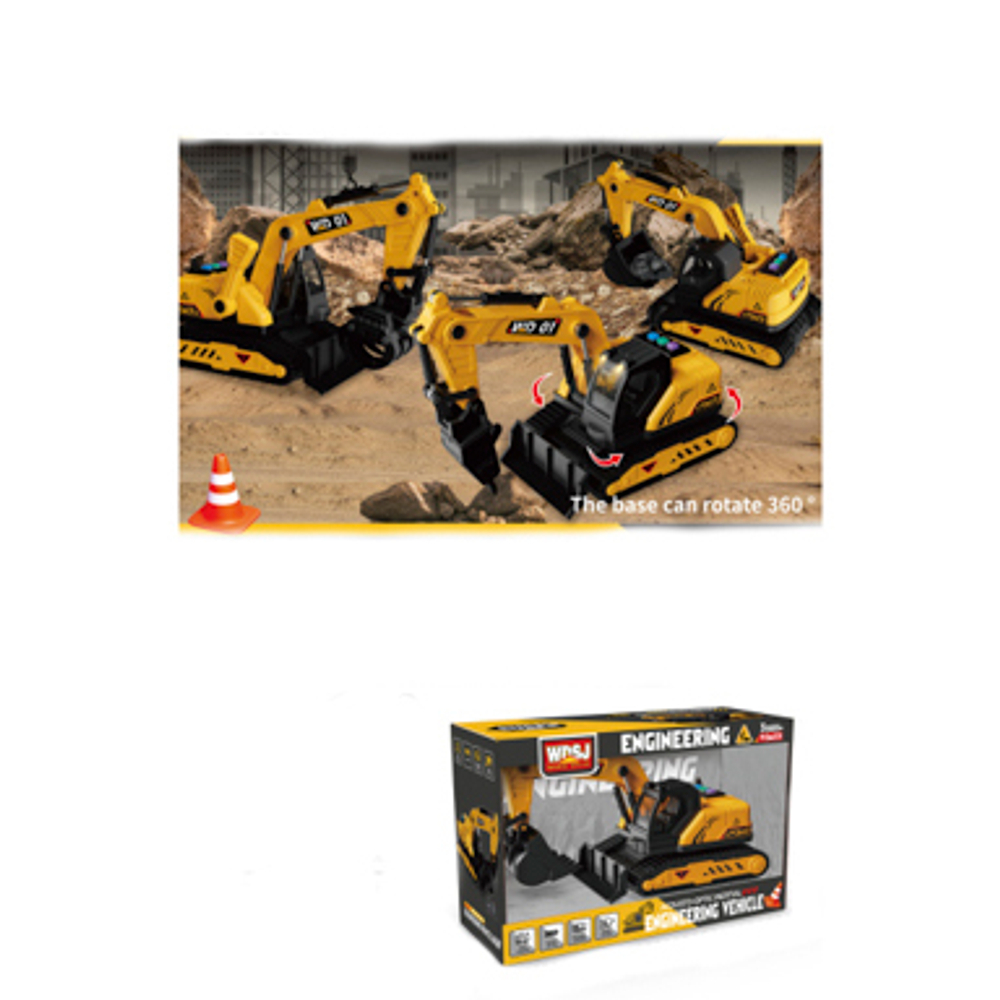 Экскаватор инерционный со световыми и звуковыми эффектами ESSA TOYS WD101-ABC