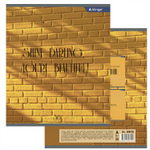 Тетрадь 36 л., А5, линия, Alingar "Positive book", скрепка, второй блок 60г/м2, мелованный картон (стандарт), 4 дизайна в пленке т/у