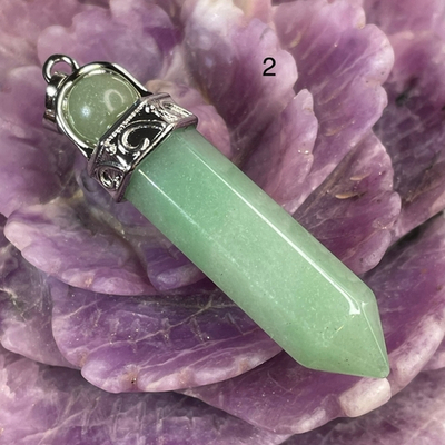 53976  Авантюрин Кулон Кристалл Маятник 48мм