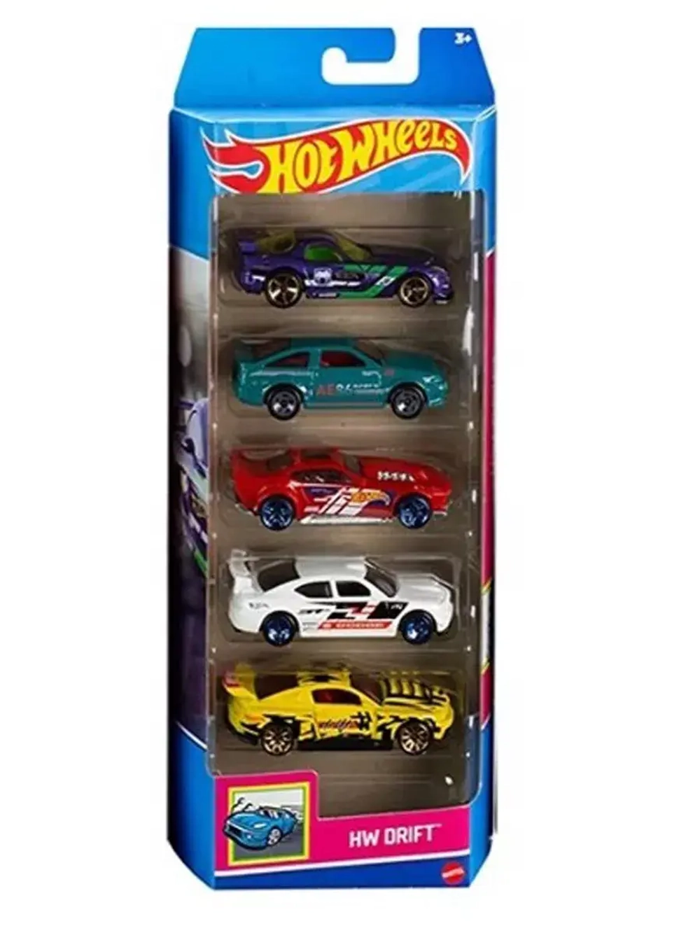 Набор из 5 машинок Хот Вилс HW Drift