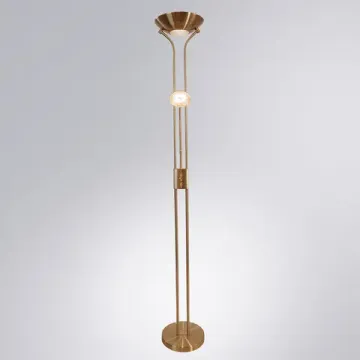 Торшер LED 18.5W 3000К + 4.5W A4329PN-2PB медь Duetto Arte Lamp