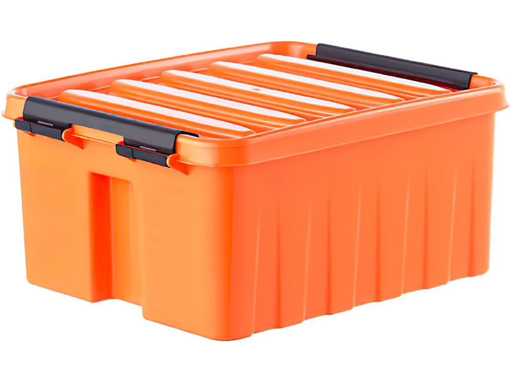 Ящик сплошной 210×170×95 мм, объем 2.5 л., арт.: Rox Box 2,5, оранжевый, код: 25317