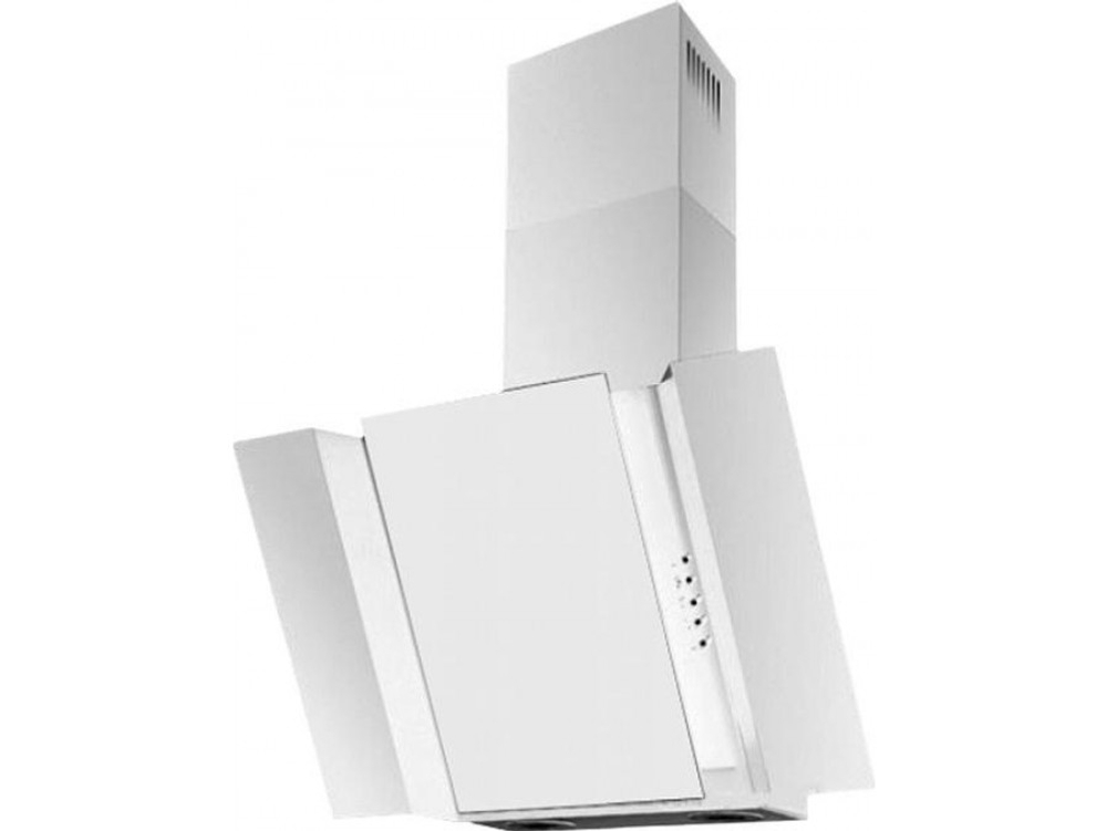 Вытяжка CIARKO SBO 600 White, бел стекло, галоген, кноп, 600 м3/ч