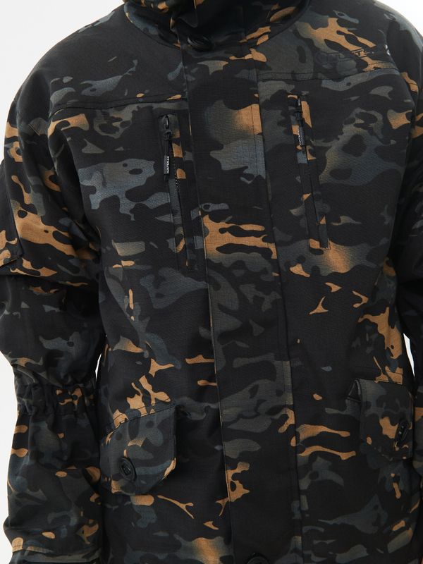 Костюм демисезонный Горка-5 ткань Смесовая Рип-Стоп цвет Мультикам City (С110-1BLACK)