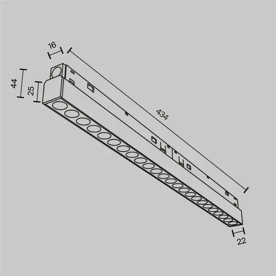 Трековый светильник Точки / Points Exility 2700-6000K 24Вт 36° Dim Dali2 Technical tr031-4-24wtw-dd2-b