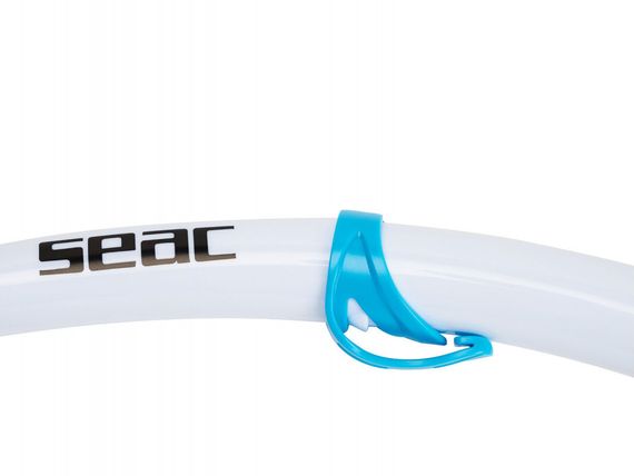 Трубка Seac Tribe Dry прозрачный/голубой