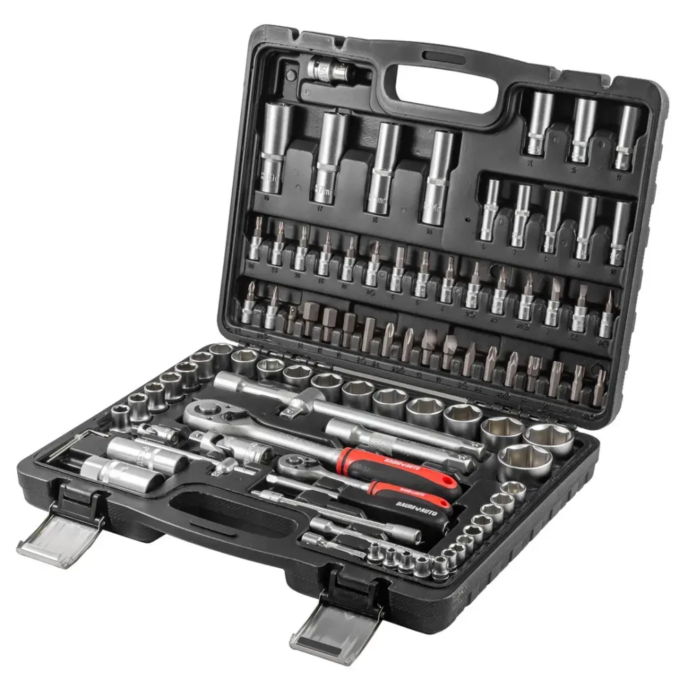 Набор инструментов 94пр. 1/2'', 1/4'' (6гр.)(4-32мм) Baum Auto##BaumAuto BM-4941-5