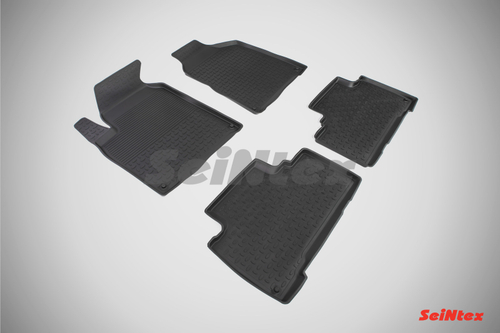 Коврики салона Seintex 82849 (резина высокий борт)