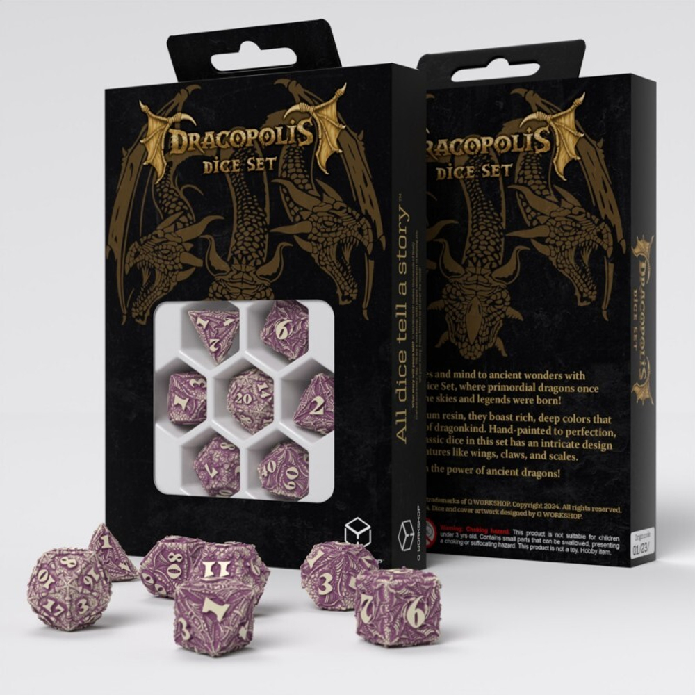 Набор кубиков Dracopolis Dice Set: Yucatan Featherwing