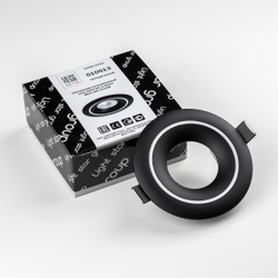 010013 Светильник LEVIGO MR16/HP16 ЧЕРНЫЙ МАТОВЫЙ/БЕЛЫЙ