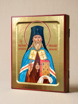 Икона Николая Японского, равноапостольного на дереве: 125 х 160 (Синопсисъ)
