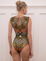 Купальник слитный Zanzibar Green Print