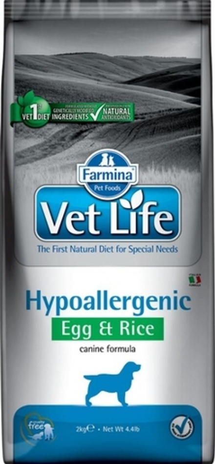 Сухой корм Farmina HYPOALLERGENIC ЯЙЦО-РИС пищевая аллергия и/или непереносимость 12 кг