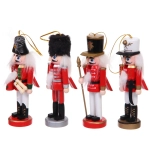 Елочная игрушка «Щелкунчик - Королевское собрание» (набор 4 шт) 4*3,5*13 см