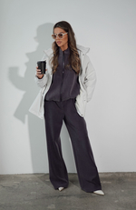 Куртка утепленная на кулиске с капюшоном