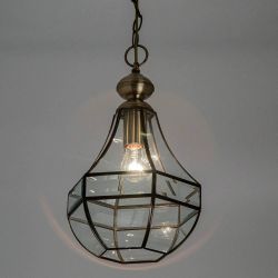 Citilux Гера-1 CL444110 Подвесной светильник витражный Бронза