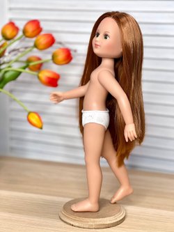 Кукла Nines виниловая 34см Leslie без одежды (1440W4)