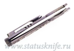 Нож TFK Flicker M398 Titanium Kolesnikov carvingфотография - 8