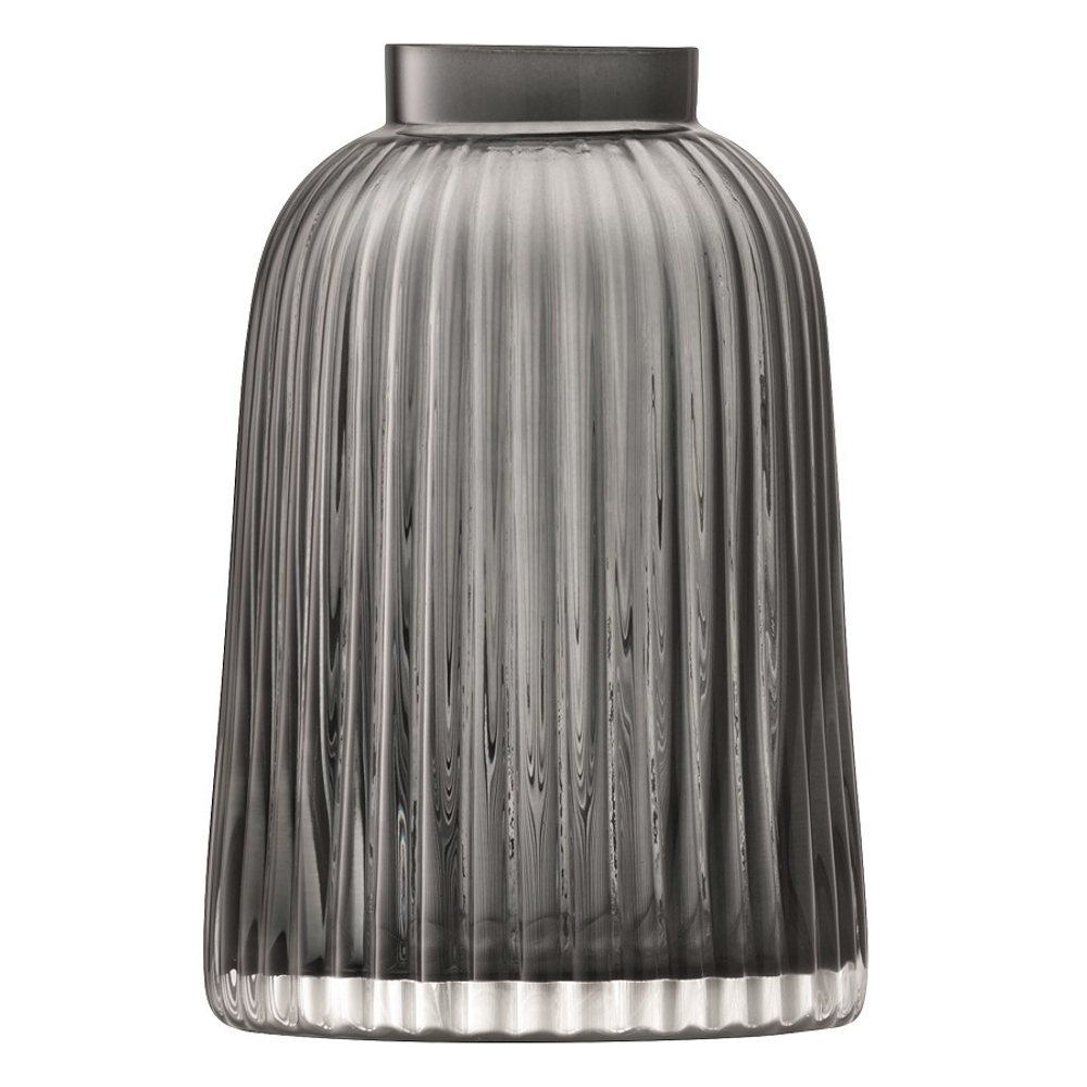 Ваза pleat, 20 см, серая