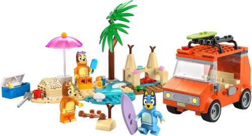 Конструктор LEGO Bluey 11202 Пляж Блуи и семейная поездка на автомобиле