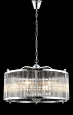 Люстра Crystal Lux TADEO SP6 D600 CHROME/TRANSPARENTE