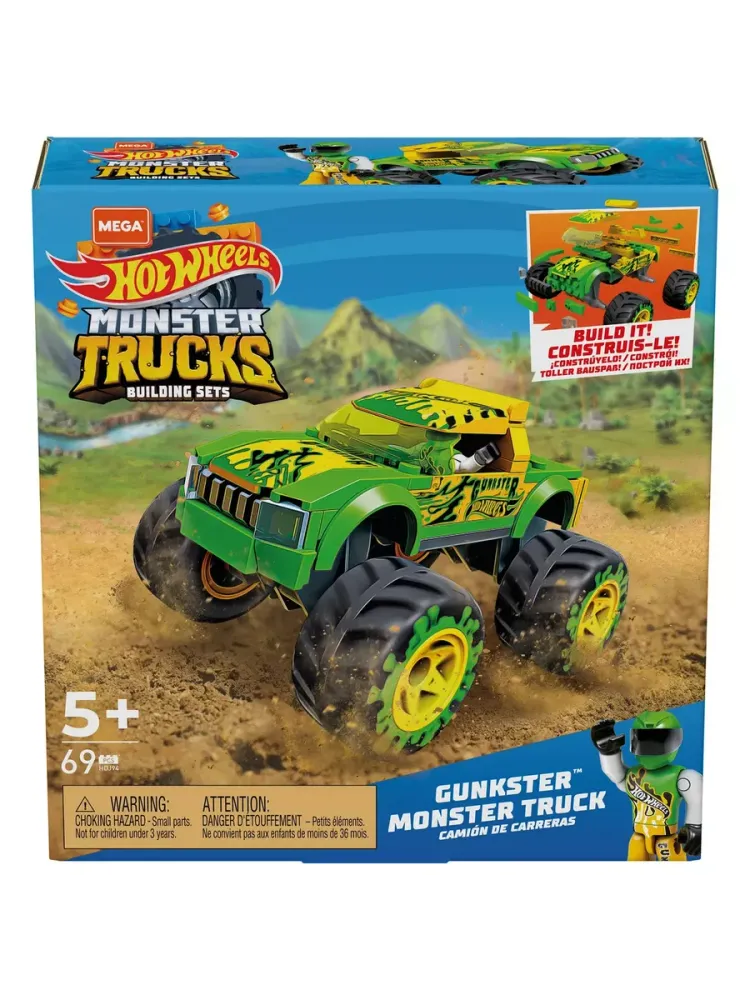 Конструктор Hot Wheels Монстр-трак Гангстер HDJ94