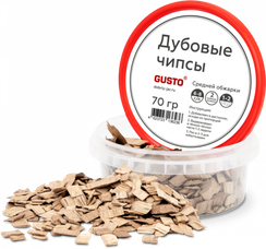 GUSTO Дубовые чипсы средней обжарки (70 гр)