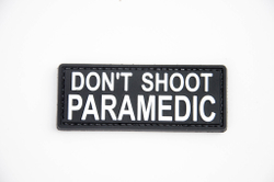 Шеврон Paramedic Dont Shoot PVC 3х8 см
