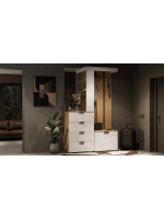 Прихожая с зеркалом Дуб 120,5х38х195