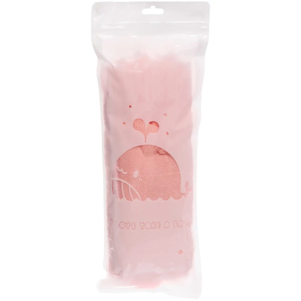 Мочалка для тела «Premium - Sandal», цвет розовый, 70*10см