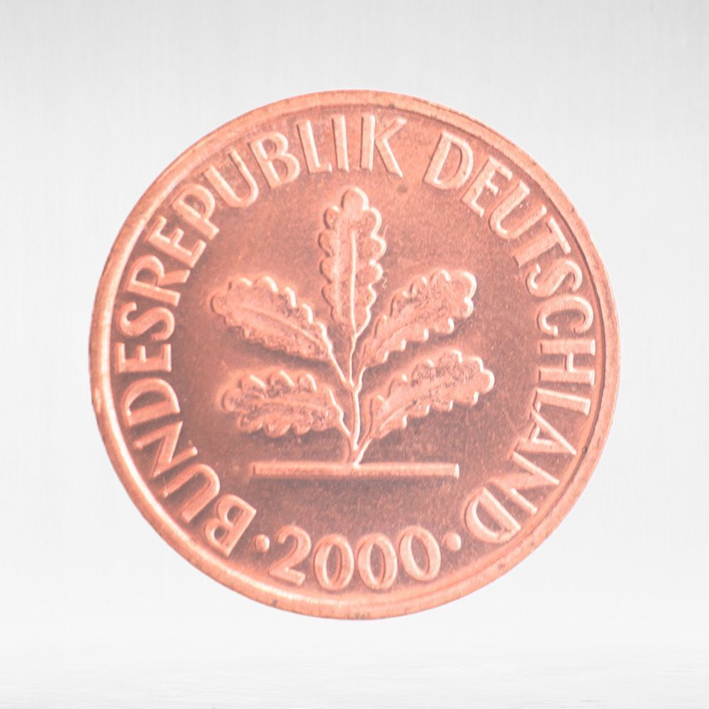 Germany, 1 Pfennig, 2000, (Berlin Mint - "A"), XF