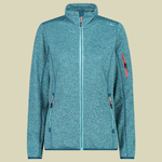 Толстовка флисовая CMP Women's Fleece Pile Knit-tech Jacket, артикул 30H586, цвет HAWAIAN-ACQUA (08LL)