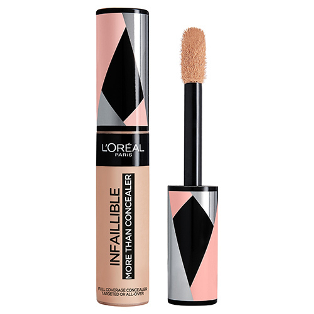 L'Oreal Paris Консиллер для лица Infaillible, тон № 324, Теплый бежевый, 11 мл