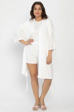 Пеньюар Шелк вискозы (молочный) П14482-52М LT Collection