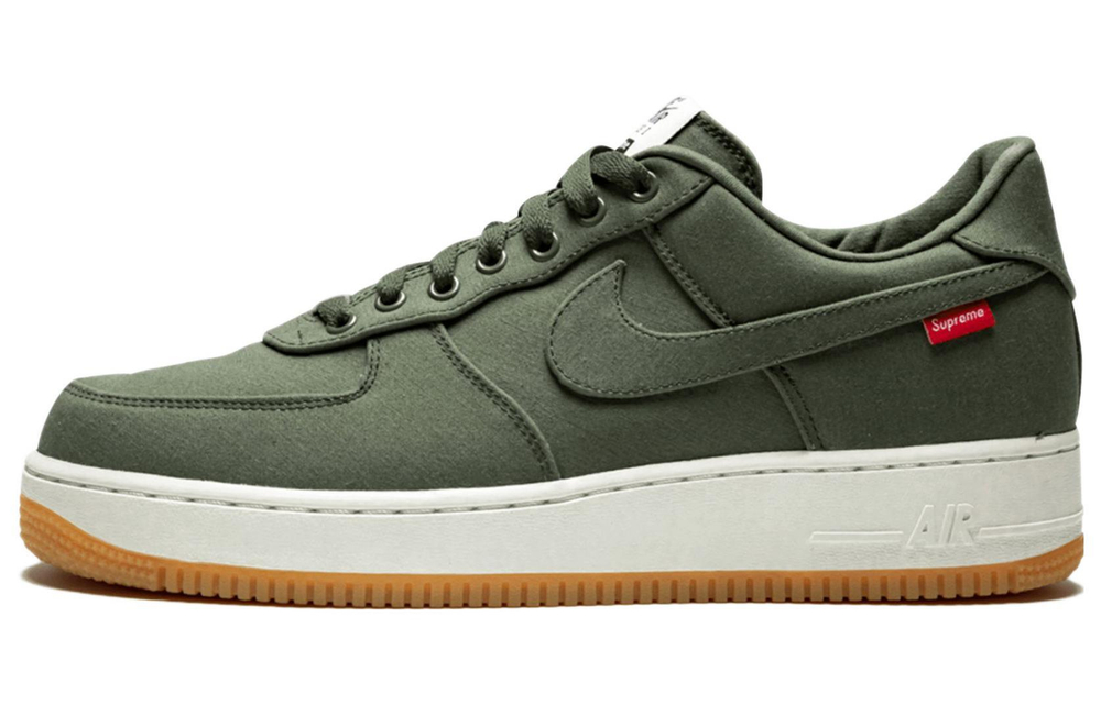 Supreme x Nike Air Force 1 Low Comfortable Low-top sneakers men's Khaki Green